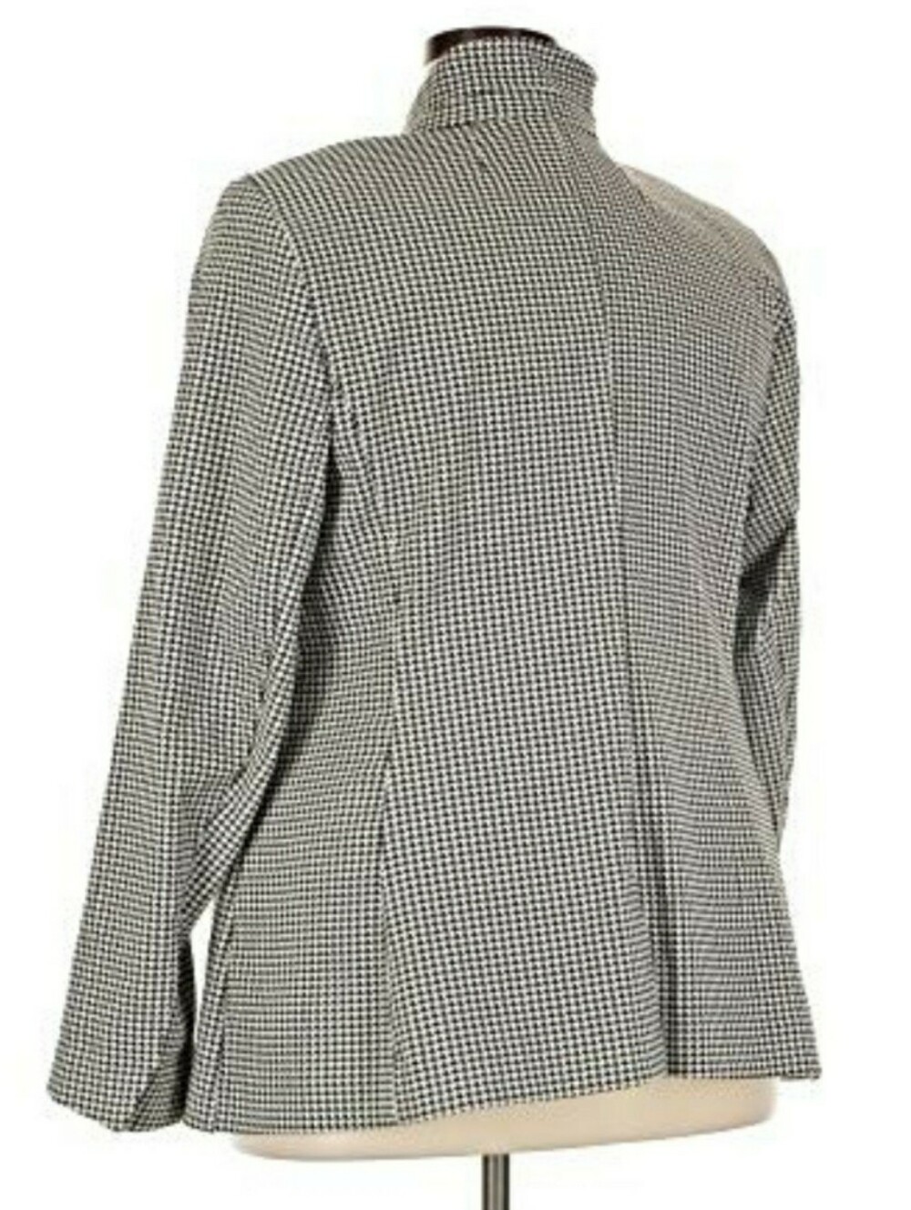 Lane Bryant , Sexy Stretch, Houndstooth Black White Blazer, Size 20 - Picture 3 of 13